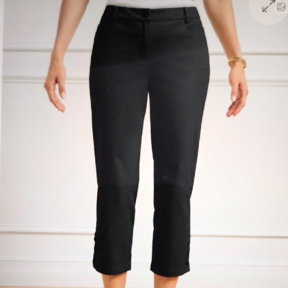 Talbots NWT Navy Cropped Perfect Skimmer Pants